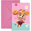 PROCOS Pozvánky na párty Paw Patrol Skye – 6 ks + obálky PROCOS Pozvánky na párty Paw Patrol Skye – 6 ks + obálky