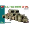 MiniArt U.S. Fuel Drums 55 Gal. 1:48 MiniArt U.S. Fuel Drums 55 Gal. 1:48