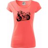 Športová motorka - Dámske tričko Pure - M ( Korálová ) Športová motorka - Dámske tričko Pure - M ( Korálová )