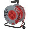 EMOS Predlžovací kábel na bubne 25 m / 4 zásuvky / červený / PVC / 230 V / 1 mm2 EMOS Predlžovací kábel na bubne 25 m / 4 zásuvky / červený / PVC / 230 V / 1 mm2