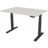DELSO Elektrický výškovo nastaviteľný stôl PROJUSTER - 60 cm, 120 cm, Svetlo sivá, Čierna DELSO Elektrický výškovo nastaviteľný stôl PROJUSTER - 60 cm, 120 cm, Svetlo sivá, Čierna