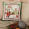 Vankúš s výplňou 50 x 50 cm Santa a deti - Maestri Cotonieri Vankúš s výplňou 50 x 50 cm Santa a deti - Maestri Cotonieri