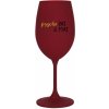 PSYCHO PAT&MAT - bordovy pohár na víno 350 ml PSYCHO PAT&MAT - bordovy pohár na víno 350 ml