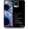 Picasee silikónový čierny obal pre Realme 8 4G - Focus Picasee silikónový čierny obal pre Realme 8 4G - Focus