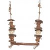 Quapas! Hračka vták prírodný, hojdačka Swing Bar 45x30cm