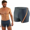 Sesto Senso pánske plavky boxerky BD 366 sivé Sesto Senso pánske plavky boxerky BD 366 sivé