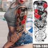 REBELULU Vodeodolné dočasné tetovačky pre ženy Dočasné tetovanie Lev Tiger Ruža Hodiny Koruna Lion Tiger Tattoo Sticker Waterproof Tattoo Body Art Arm Fake Tattoo Men Women REBELULU Vodeodolné dočasné tetovačky pre ženy Dočasné tetovanie Lev Tiger Ruža Hodiny Koruna Lion Tiger Tattoo Sticker Waterproof Tattoo Body Art Arm Fake Tattoo Men Women