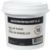 Winnwell Hokejový puk čierny oficiálny (18ks) - černá Winnwell Hokejový puk čierny oficiálny (18ks) - černá