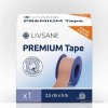LIVSANE Fixačná páska PREMIUM 2,5 cm x 5m, béžová, cievka 1 ks
