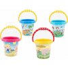 Teddies Kbelík na písek plast 15x13cm 5 barev 12m+ Teddies Kbelík na písek plast 15x13cm 5 barev 12m+