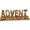 Svietnik adventný s číslami ADVENT, 43x11x13cm, ks|Ego Dekor Svietnik adventný s číslami ADVENT, 43x11x13cm, ks|Ego Dekor