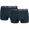 Pánske boxerky Fila, MAN BOXERS 2 PACK tmavo modrá,Sivá XL Pánske boxerky Fila, MAN BOXERS 2 PACK tmavo modrá,Sivá XL