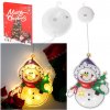 LED závesné svetlá Vianočná dekorácia snehuliak LED závesné svetlá Vianočná dekorácia snehuliak