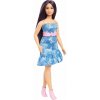 Barbie Modelka - modré šaty s motýlikmi Barbie Modelka - modré šaty s motýlikmi