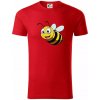 Parové tričko - Včela a kvetina - Tričko z organickej bavlny - 2XL ( Červená ) Parové tričko - Včela a kvetina - Tričko z organickej bavlny - 2XL ( Červená )