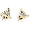 Zlaté náušnice Danfil DF1927, briliantové žlté zlato Zlaté náušnice Danfil DF1927, briliantové žlté zlato