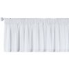 Dekoria Krátky záves na riasiacej páske, biela, 260 x 40 cm, Loneta, 133-02 Dekoria Krátky záves na riasiacej páske, biela, 260 x 40 cm, Loneta, 133-02