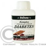 MedPharma Diabetes skořice kyselina alfa - lipový chrom 67 tablet