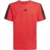 Detské volnočasové tričko adidas, JERSEY ESSENTIALS LOGO KIDS červená,čierna 128 Detské volnočasové tričko adidas, JERSEY ESSENTIALS LOGO KIDS červená,čierna 128