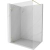 Mexen Lunar sprchová stena ľavá 120 x 200 cm, 8mm číre sklo, zlatá matná, 830-120-000-55-00-L Mexen Lunar sprchová stena ľavá 120 x 200 cm, 8mm číre sklo, zlatá matná, 830-120-000-55-00-L