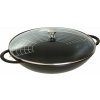Wok Staub s pokrievkou 37 cm čierny Wok Staub s pokrievkou 37 cm čierny
