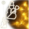 Ikonka LED závesné svietidlá Vianočná dekorácia snehuliak 49cm 10 LED diód Ikonka LED závesné svietidlá Vianočná dekorácia snehuliak 49cm 10 LED diód