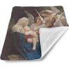 Sablio Detská deka pre bábätko Panna s anděly - William-Adolphe Bouguereau - 90x120 cm Sablio Detská deka pre bábätko Panna s anděly - William-Adolphe Bouguereau - 90x120 cm