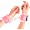 Kink - furry lined wrist restraints pink adjustable 17-31 cm x 7 cm Kink - furry lined wrist restraints pink adjustable 17-31 cm x 7 cm