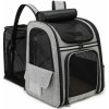 KONO Dogat 2441 Ruksak pre malé zvieratká Šedý rozšíriteľný KONO Dogat 2441 Ruksak pre malé zvieratká Šedý rozšíriteľný