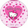 Jedlý papier Hello Kitty v srdci 19,5 cm - Pictu Hap Jedlý papier Hello Kitty v srdci 19,5 cm - Pictu Hap