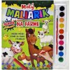 FONI-BOOK Malý maliarik - Na farme. Omaľovánka so štetcom a farbami. 949274 - Kniha FONI-BOOK Malý maliarik - Na farme. Omaľovánka so štetcom a farbami. 949274 - Kniha
