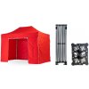Nožnicový párty stan 3x4,5 m TENTino SMALL HEXAGON Farba opláštenia: 7A - ČERVENÁ Nožnicový párty stan 3x4,5 m TENTino SMALL HEXAGON Farba opláštenia: 7A - ČERVENÁ