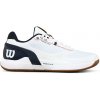 Pánska tenisová obuv Wilson Rush PRO 5 Clay White/Navy Blazer EUR 48 Pánska tenisová obuv Wilson Rush PRO 5 Clay White/Navy Blazer EUR 48
