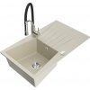 MEXEN/S MEXEN/S - Cesar granitový drez s odkvapkávačom vrátane batérie Aster, béžová 6514-69-73450-07 MEXEN/S MEXEN/S - Cesar granitový drez s odkvapkávačom vrátane batérie Aster, béžová 6514-69-73450-07
