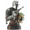 Star Wars: The Mandalorian – busta – The Mandalorian with Grogu Star Wars: The Mandalorian – busta – The Mandalorian with Grogu
