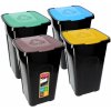 Kadax Odpadkový kôš plast 50 l viacfarebný