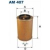 Vzduchový filter Filtron AM407 Vzduchový filter Filtron AM407