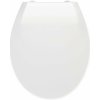 Biele WC sedadlo s jednoduchým zatváraním Wenko Kos, 44 × 37,5 cm Biele WC sedadlo s jednoduchým zatváraním Wenko Kos, 44 × 37,5 cm