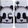 Peňaženkové kožené puzdro na Oppo A58 5G - Panda Peňaženkové kožené puzdro na Oppo A58 5G - Panda