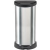 CURVER Odpadkový kôš DECO BIN 40l |strieborný CURVER Odpadkový kôš DECO BIN 40l |strieborný