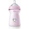 Chicco fľaša dojčenská Natural Feeling dievča ružová 330ml
