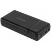 Kruger&Matz KM0907 Powerbank 30 000 mAh, USB-C, micro USB, Lightning, 2x USB-A, čierna Kruger&Matz KM0907 Powerbank 30 000 mAh, USB-C, micro USB, Lightning, 2x USB-A, čierna