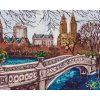 ZUTY Maľovanie podľa čísel NEW YORK CENTRAL PARKI Rámovanie bez rámu a bez vypnutia plátna Rozmer 80 x 100 cm