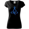 Yoga - lotus modrý (Moňas) - Dámske tričko Pure - S ( Čierna ) Yoga - lotus modrý (Moňas) - Dámske tričko Pure - S ( Čierna )