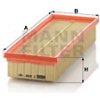 MANN-FILTER Vzduchový filter C3282 MANN-FILTER Vzduchový filter C3282