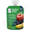 Gerber Organic vrecko jablko banán borůvka a ostružina 90 g Gerber Organic vrecko jablko banán borůvka a ostružina 90 g