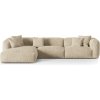 Micadoni Modulárna sedačka Martina, 3-miestna, ľavý roh – svetlá béžová Micadoni Modulárna sedačka Martina, 3-miestna, ľavý roh – svetlá béžová