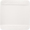 Villeroy & Boch Štvorcový plytký tanier 28 x 28 cm Manufacture Rock Blanc