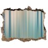 Díra 3D fototapeta na stěnu Modré pruhy 95x64 cm Díra 3D fototapeta na stěnu Modré pruhy 95x64 cm