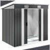 InternetovaZahrada - Záhradný domček A1 196x122x182 cm - antracit InternetovaZahrada - Záhradný domček A1 196x122x182 cm - antracit